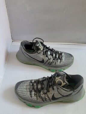 Nike KD 8 VIII MENS Gray Black Teal Basketball Shoes Size 12